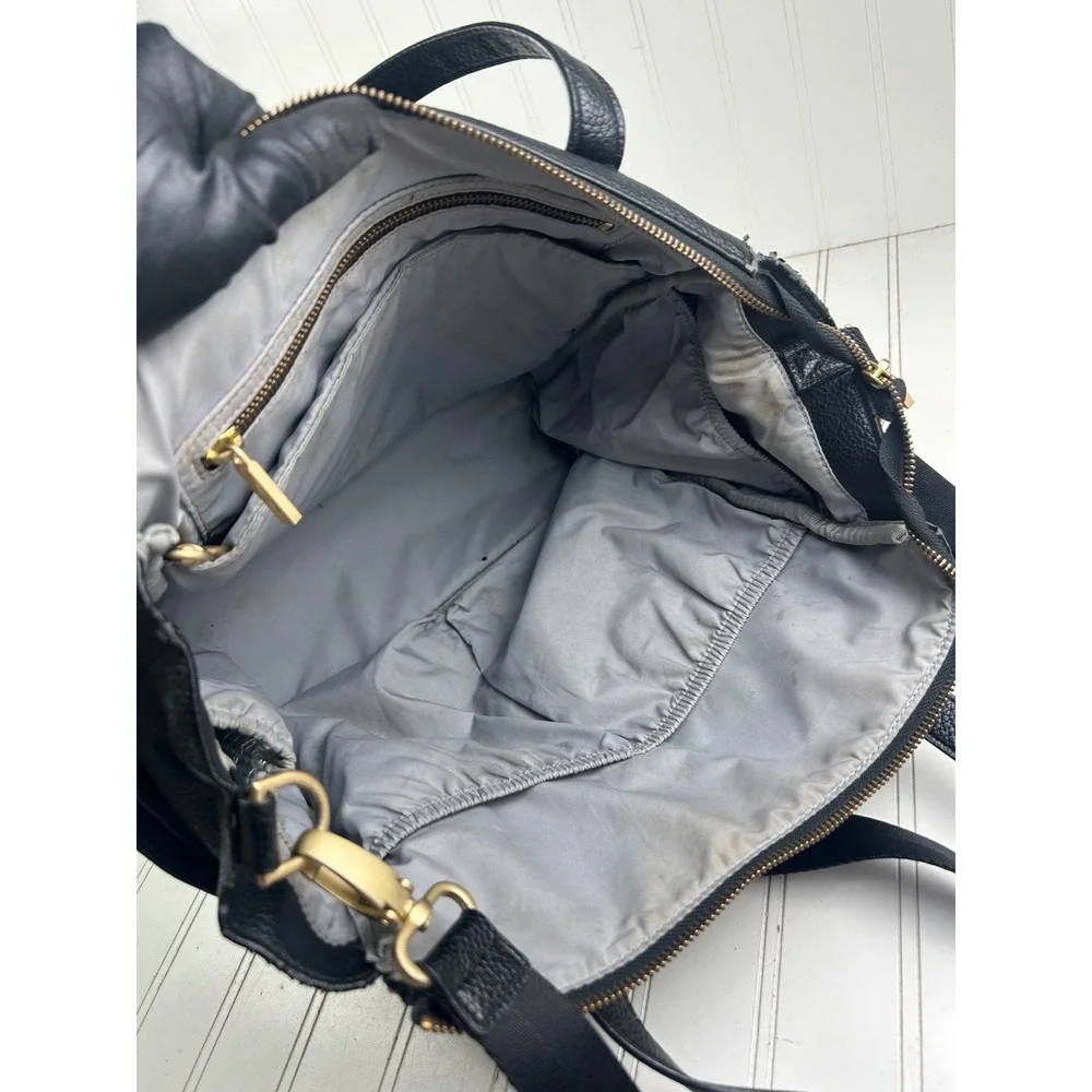Freshly Picked Ebony Weekender Diaper Carryall Vegan Leather Bag $240